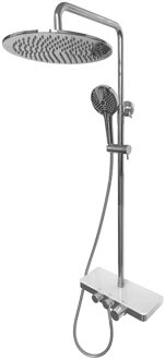 Boss & Wessing BWS Regendouche | Pioggia | met Handdouche Chroom | Opbouw