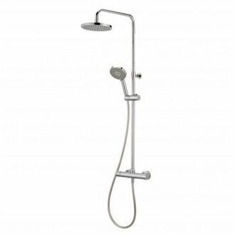 Boss & Wessing BWS regendouche rond/ stortdouche met handdouche chroom Glans Chroom