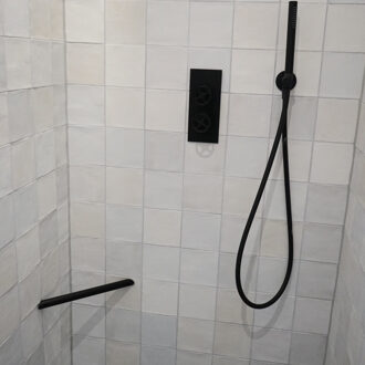 Boss & Wessing BWS Showerstick de Voetsteun Voor in de Douche Mat Zwart Boss & Wessing