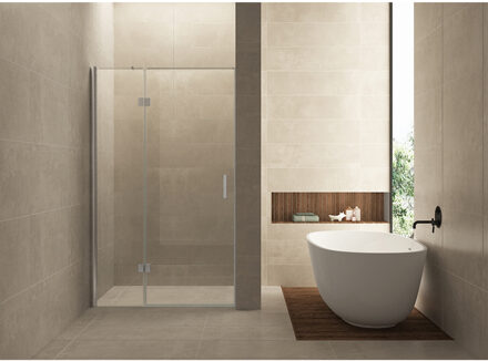 Boss & Wessing BWS Swingdeur Nis 140x200 cm met Vast Paneel 8 mm NANO Coating