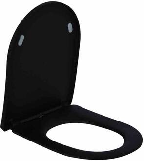 Boss & Wessing BWS Toiletzitting Vera Shade Fit Met Deksel Met Soft Close Mat Zwart