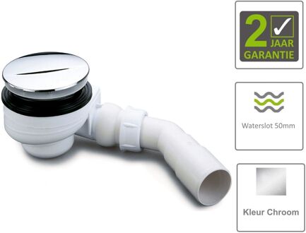 Boss & Wessing BWS Turbo Douchebaksifon 90mm Chroom