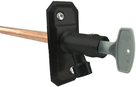 Boss & Wessing BWS vorstvrije buitenkraan 15x3/4 Mat Zwart