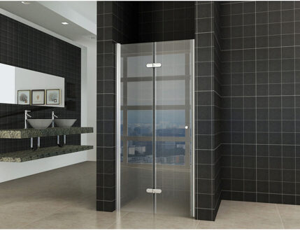 Boss & Wessing BWS Vouwbare Nisdeur Links 100x202 cm 8mm NANO Harmonica Deur