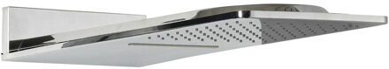 Boss & Wessing BWS Wand Hoofddouche Luxe Waterval Rechthoek 25x60cm Chroom