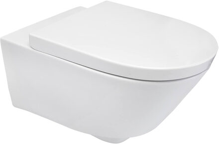 Boss & Wessing BWS Wandcloset Parvati met Zitting Diepspoel Wit