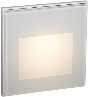 Boss & Wessing BWS Wandlamp LED Mira - Bws Wandlamp Led Mira G 7.5x7.5x6.6 cm 1.5w 157lm Aluminium En Glas Wit