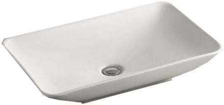 Boss & Wessing BWS Waskom Inanna 58x36x11.5cm Keramiek Wit Hoogglans Wit