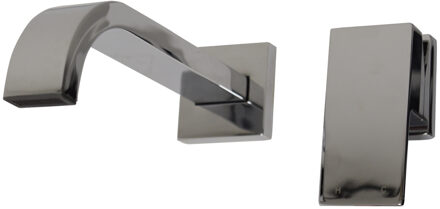 Boss & Wessing BWS Wastafel Inbouwkraan Square Eenhendel Chroom (Incl Inbouwdeel)