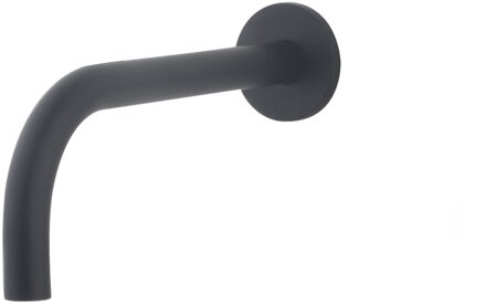 Boss & Wessing BWS Wastafelkraan Fit Rond 18 mm Uitloop 20cm Mat Zwart