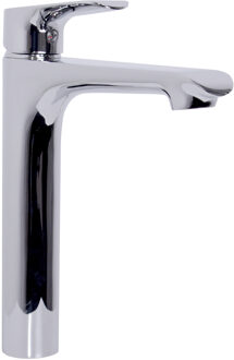 Boss & Wessing BWS Wastafelmengkraan Marta Eenhendel Hoog 26cm model Chroom