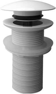 Boss & Wessing Clickwaste Afvoerplug BWS Karsten Verlengd 5/4" Glans Wit