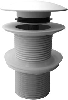 Boss & Wessing Clickwaste Afvoerplug BWS Karsten Verlengd 5/4" Mat Wit