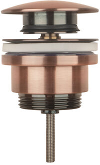 Boss & Wessing Clickwaste BWS Colorato Met 5/4 Overloop Geborsteld Koper