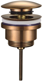 Boss & Wessing Clickwaste Luxe BWS Mark Laag Model 5/4" Geborsteld Brons Koper