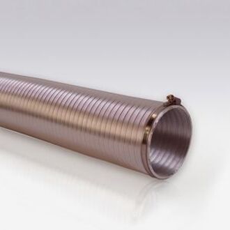 Boss & Wessing Compactslang Ø 125Mm X 2,5 M Aluminium (Incl. 2 Slangklemmen)