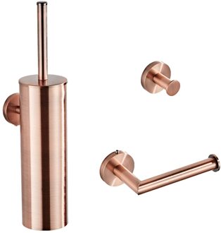 Boss & Wessing Complete Toiletborstelset BWS Copper Geborsteld Koper