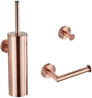 Boss & Wessing Complete Toiletborstelset BWS Copper Geborsteld Koper