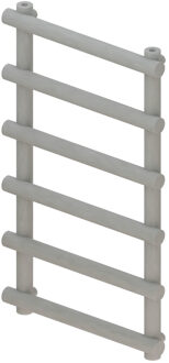 Boss & Wessing Designradiator Boss & Wessing Tubi Handdoekrek 85x50 cm Zij-Onderaansluiting Mat Grijs Boss & Wessing