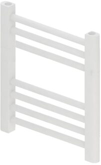 Boss & Wessing Designradiator Boss & Wessing Vertico Multirail 36x40 cm Wit Zij-Onderaansluiting Boss & Wessing