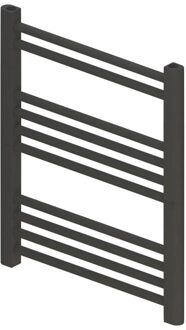 Boss & Wessing Designradiator Boss & Wessing Vertico Multirail 60x40 cm Antraciet Zij-Onderaansluiting Boss & Wessing