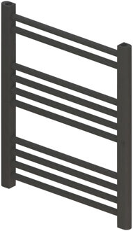 Boss & Wessing Designradiator Boss & Wessing Vertico Multirail 60x60 cm Antraciet Zij-Onderaansluiting Boss & Wessing