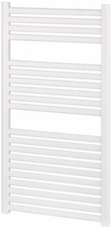 Boss & Wessing Designradiator BWS Nile Gobi 50x80cm Wit (Midden/zij-aansluiting)