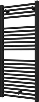 Boss & Wessing Designradiator BWS Palian met Zijaansluiting 111,1x50 cm 519 Watt Donkergrijs Structuur Donker Grijs