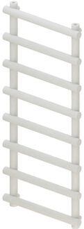 Boss & Wessing Designradiator BWS Tubi Handdoekrek 115x50 cm Zij-Onderaansluiting Mat Wit
