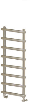 Boss & Wessing Designradiator BWS Tubi Handdoekrek 115x60 cm Zij-Onderaansluiting Chroom
