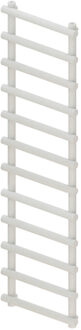 Boss & Wessing Designradiator BWS Tubi Handdoekrek 175x50 cm Zij-Onderaansluiting Mat Wit