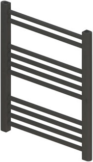 Boss & Wessing Designradiator BWS Vertico Multirail 60x60 cm Antraciet Zij-Onderaansluiting