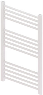 Boss & Wessing Designradiator BWS Vertico Multirail 80x50 cm Wit Zij-Onderaansluiting