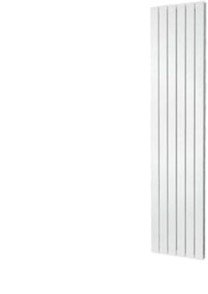 Boss & Wessing Designradiator Plieger Cavallino Retto Dubbel 1162 Watt Middenaansluiting 180x45 cm Donkergrijs Structuur Donker Grijs