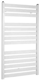 Boss & Wessing Designradiator Plieger Vela 70x56cm 359 Watt Wit Structuur Zijaansluiting