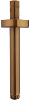 Boss & Wessing Douchearm BWS Danielle Met Plafondbevestiging 15 cm Geborsteld Brons Koper