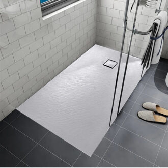 Boss & Wessing Douchebak BWS Naxos SMC 120x90 cm Stone-look Mat Wit