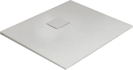 Boss & Wessing Douchebak BWS Naxos SMC 90x90 cm Stone-look Mat Wit