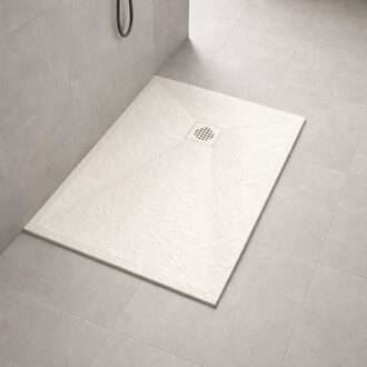 Boss & Wessing Douchebak BWS Stonelle Antislip Composiet 80x120x3 cm Inkortbaar Beige