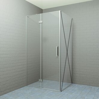 Boss & Wessing Douchedeur Boss & Wessing P&C Design 200x120 cm RVS Look Boss & Wessing