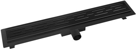 Boss & Wessing Douchegoot BWS Met Flens 60x7 Cm Mat Zwart