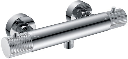 Boss & Wessing Douchemengkraan Thermostatisch BWS Ridged Chroom