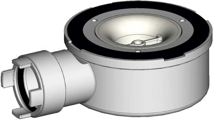 Boss & Wessing Douchesifon BWS Muebles 90 mm - diameter 40 mm Wit