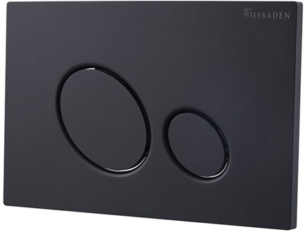 Boss & Wessing Drukplaat Voor Inbouwreservoir BWS X10 Mat Zwart