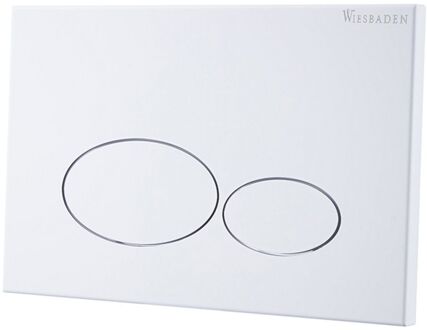 Boss & Wessing Drukplaat Voor Inbouwreservoir BWS X32 Metal Mat Wit Mat wit