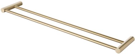 Boss & Wessing Dubbele Handdoekrek BWS Goldy 60 cm Messing Geborsteld Goud