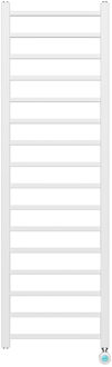 Boss & Wessing Elektrische Handdoekradiator BWS Bess 551W Smart Wifi 160x50 cm Wit