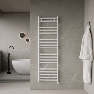 Boss & Wessing Elektrische Radiator Aquasplash Jane 900W 180x55 cm Wit Aquasplash