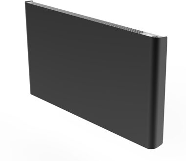 Boss & Wessing Elektrische Radiator BWS Chuck 60x104 cm 2000W Muurbevestiging Met Stekker Antracietgrijs