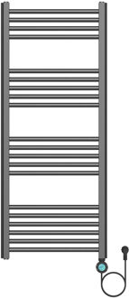 Boss & Wessing Elektrische Radiator BWS Cory met Smart Wifi 120x50cm 700W Gunmetal